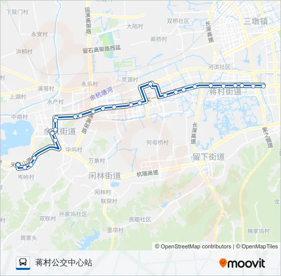 311路区间 Bus Line Map