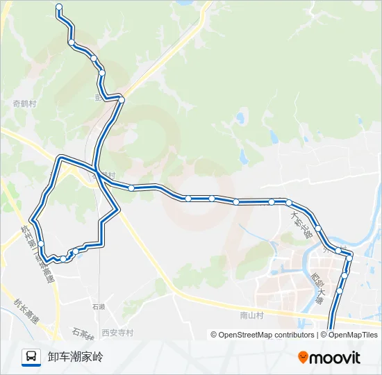 493路区间 Bus Line Map