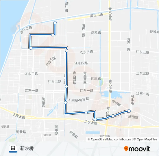 653路空调 Bus Line Map