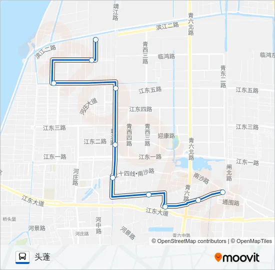 653路空调 Bus Line Map