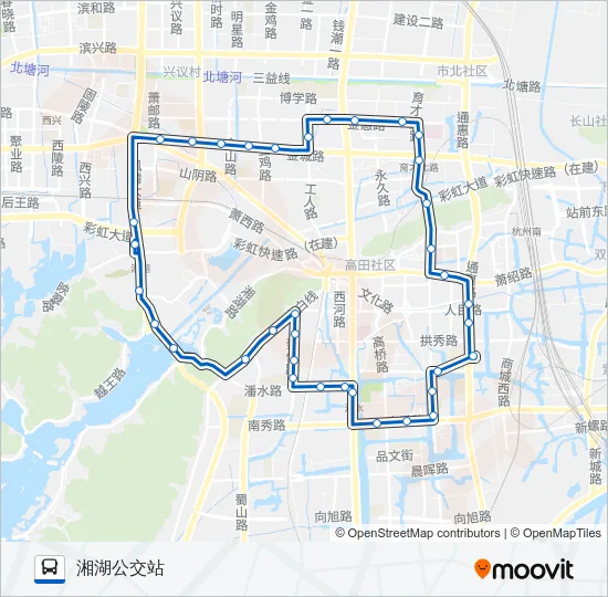 702路环线 Bus Line Map