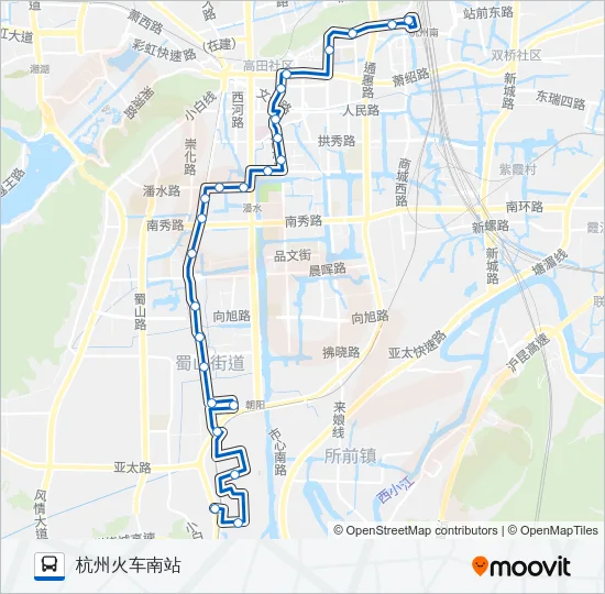 711路区间 Bus Line Map