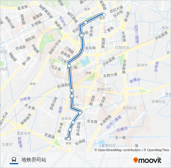 770路区间 Bus Line Map