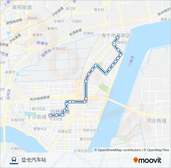 868路区间 Bus Line Map
