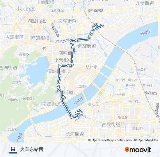 B支3路区间 bus Line Map