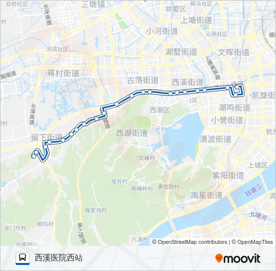 B支7路区间 Bus Line Map
