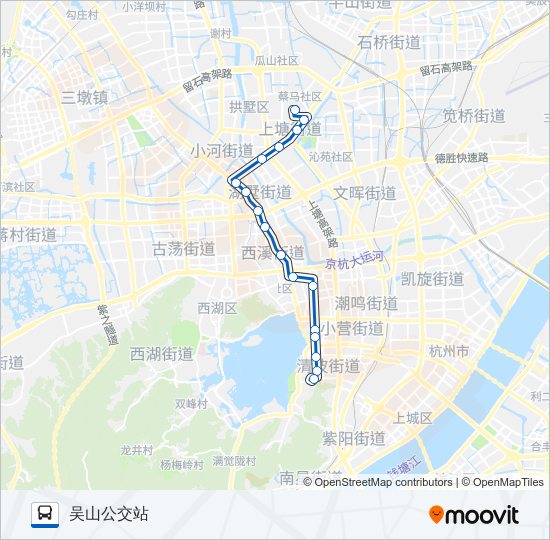 游8线/Y8 bus Line Map