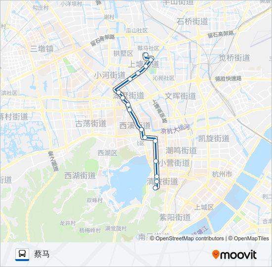 游8线/Y8 bus Line Map