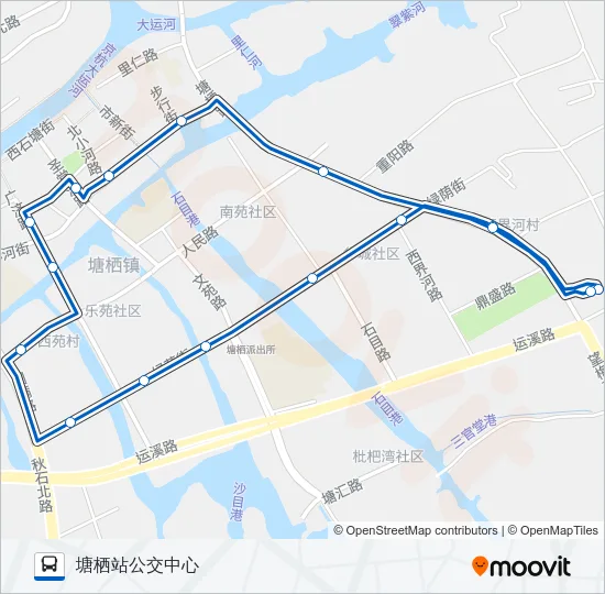 1197路内环 Bus Line Map