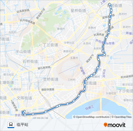 309路夜间线 bus Line Map