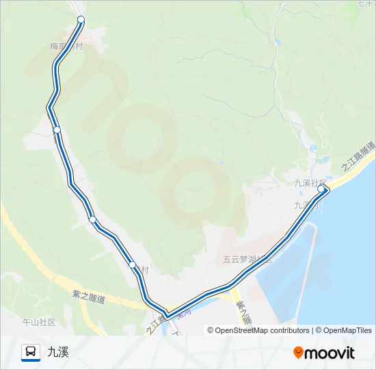 324路高峰线 Bus Line Map