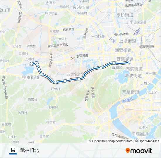506路大站车 Bus Line Map