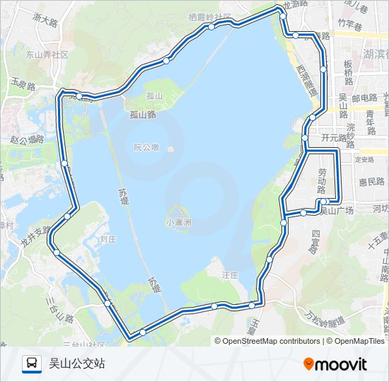 51路(内环) bus Line Map