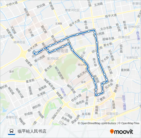 771A路内环 Bus Line Map