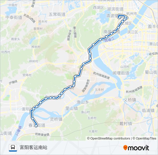 公交进杭公交三号路的线路图