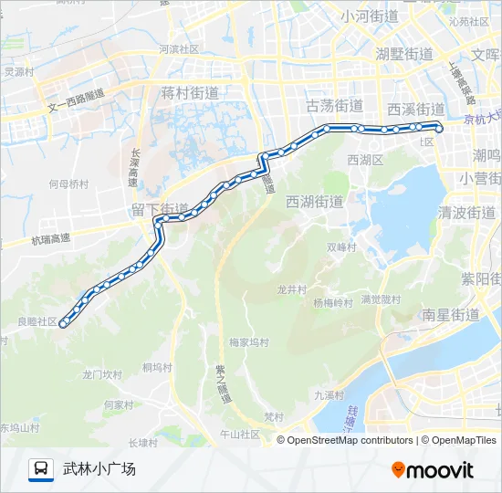 213路石马区间 Bus Line Map