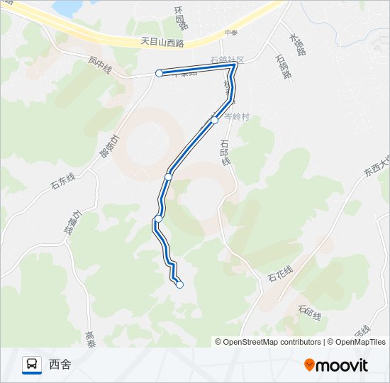 789路区间空调 bus Line Map