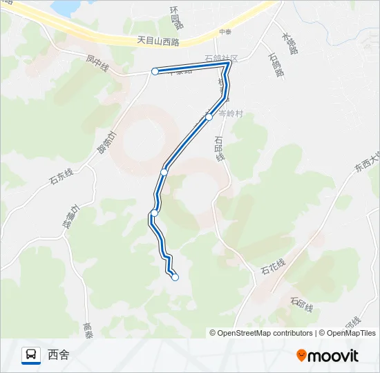 789路区间空调 Bus Line Map