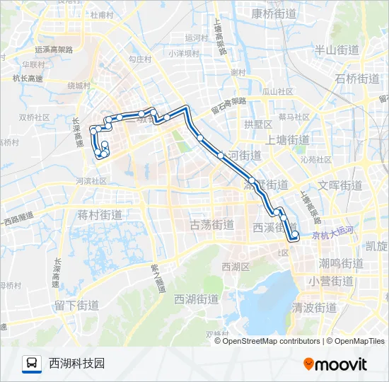 333路高峰大站车 Bus Line Map