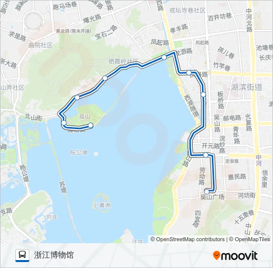 游10线(Y10) Bus Line Map