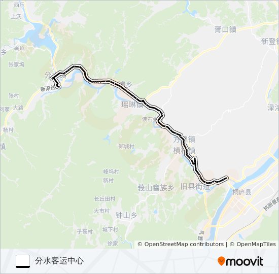 桐庐202路 bus Line Map