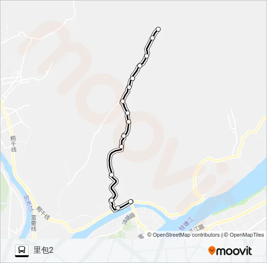 桐庐203路 Bus Line Map