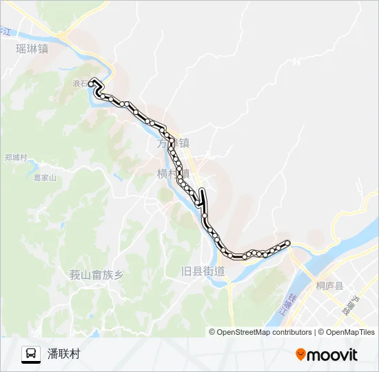 桐庐205路 Bus Line Map
