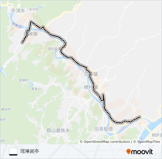 桐庐206路 bus Line Map