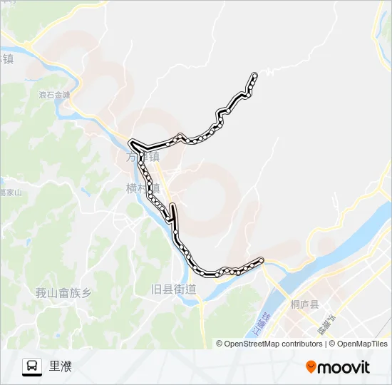 桐庐207路 Bus Line Map