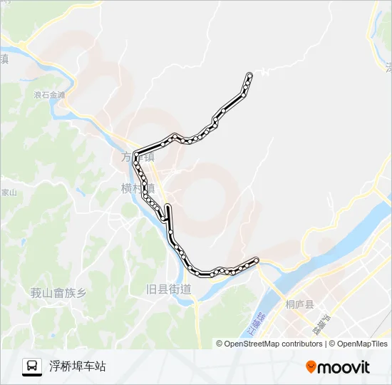 桐庐207路 Bus Line Map