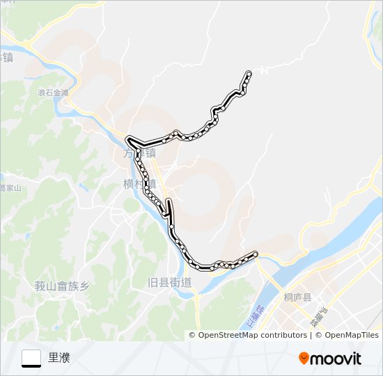 桐庐207路 bus Line Map