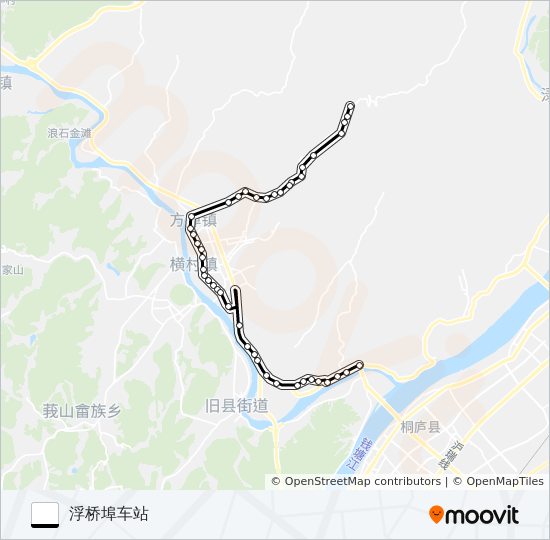 桐庐207路 bus Line Map
