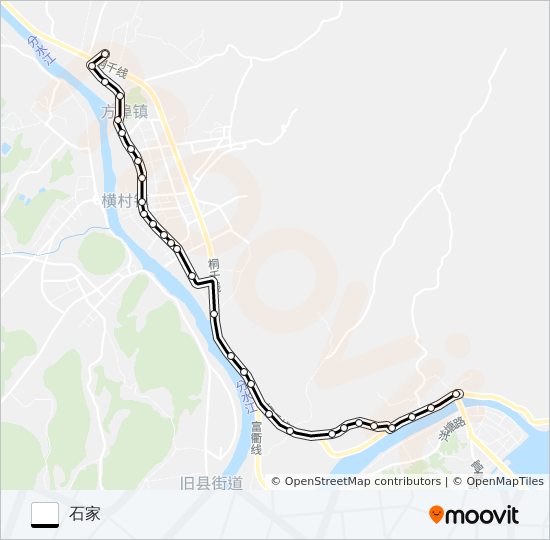 桐庐208路 bus Line Map