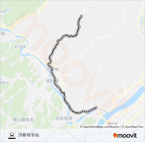 公交桐庐209路的线路图