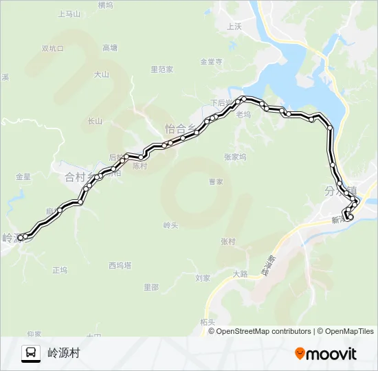 桐庐216路 Bus Line Map