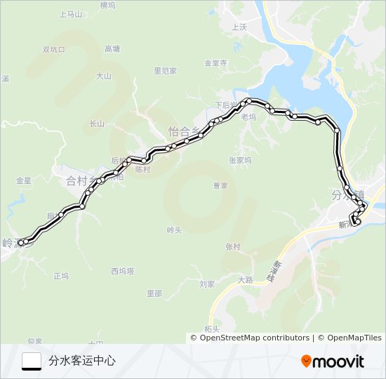 桐庐216路 bus Line Map