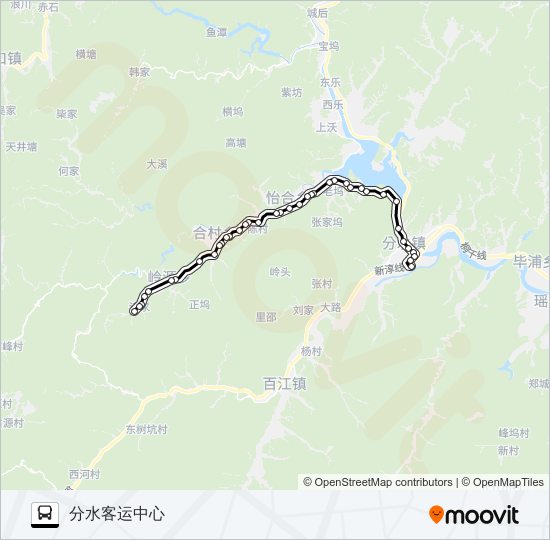 桐庐217路 bus Line Map