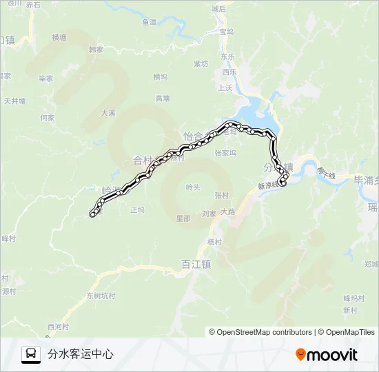 桐庐217路 Bus Line Map