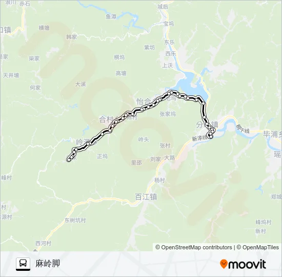 桐庐217路 Bus Line Map