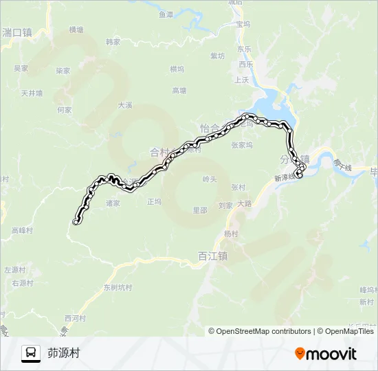 桐庐218路 Bus Line Map