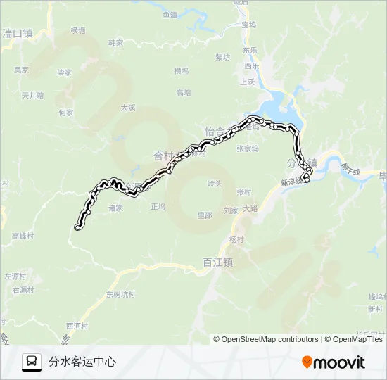 桐庐218路 Bus Line Map