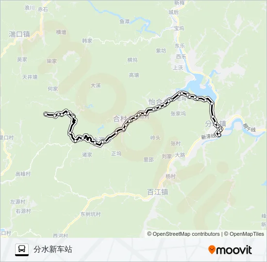 桐庐219路 Bus Line Map