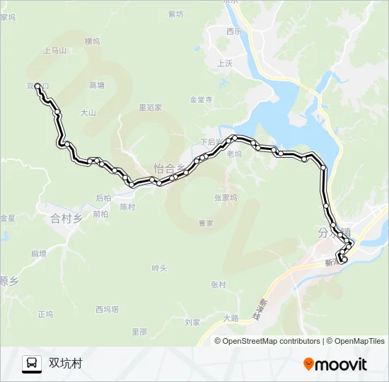 桐庐220路 Bus Line Map