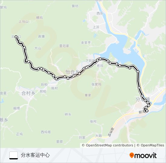 桐庐220路 bus Line Map