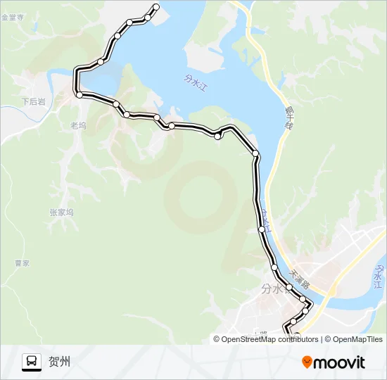桐庐221路 Bus Line Map