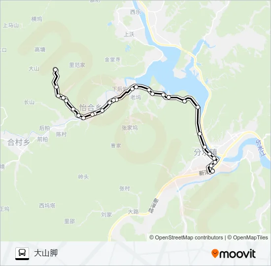 桐庐222路 Bus Line Map