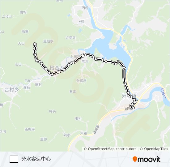 桐庐222路 bus Line Map