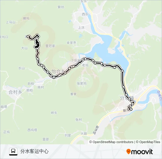 桐庐223路 Bus Line Map