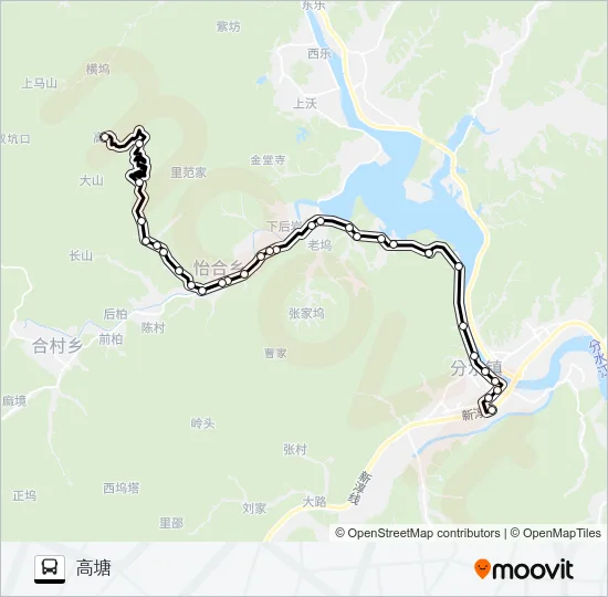 桐庐223路 Bus Line Map