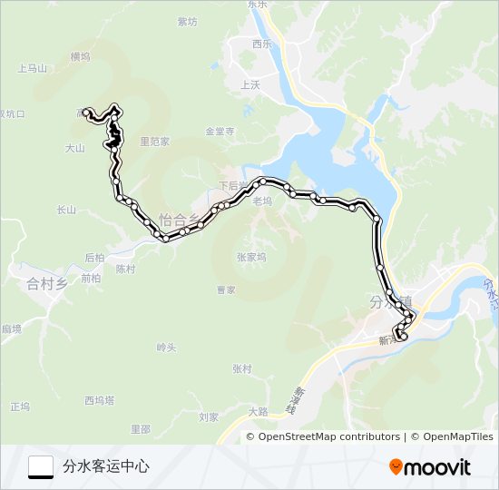 桐庐223路 bus Line Map